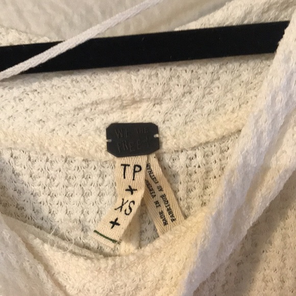 Free People Kate thermal Ivory NWT - Picture 7 of 8